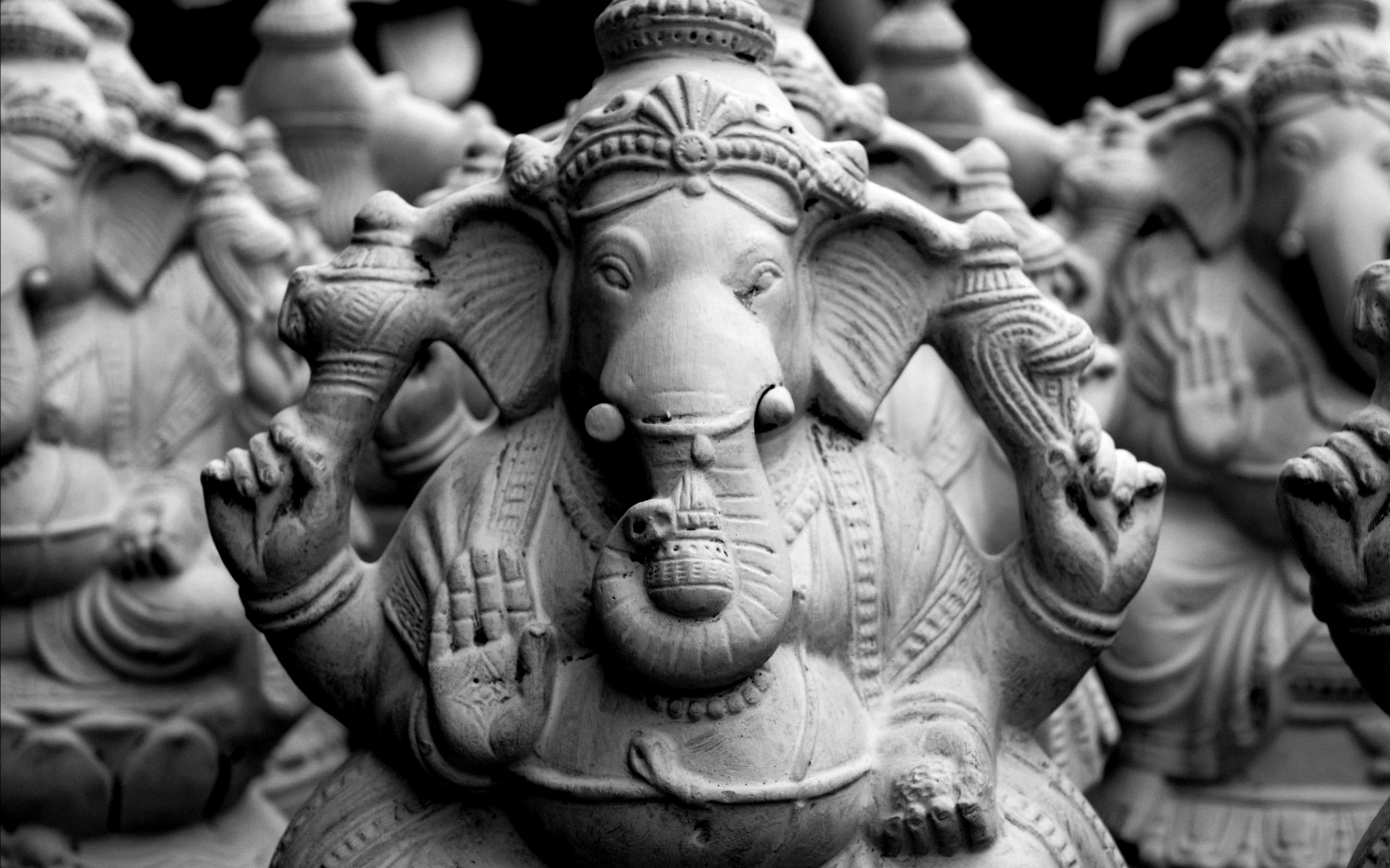 インドの神のhdの壁紙,石の彫刻,立像,彫刻,彫刻,黒と白
