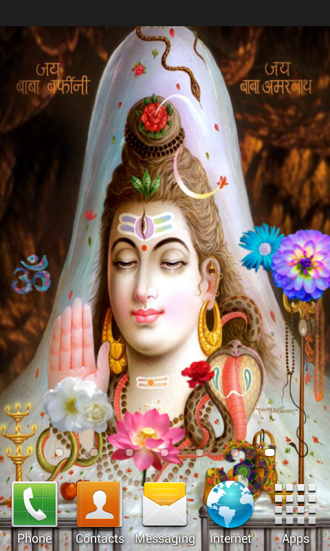 hindu god live wallpaper,head,place of worship,hindu temple,statue,temple