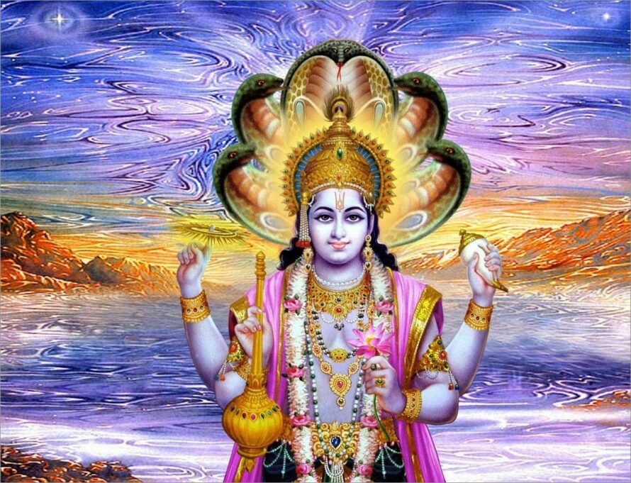 vishnu wallpaper in voller größe,guru,mythologie,kunst,gemälde,himmel