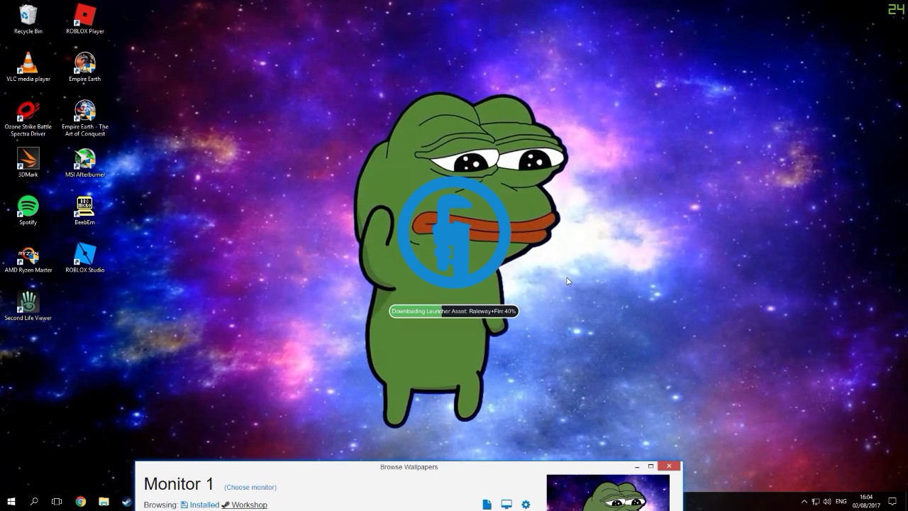 pepe phone wallpaper,cartoon,space,screenshot,animation,fiction