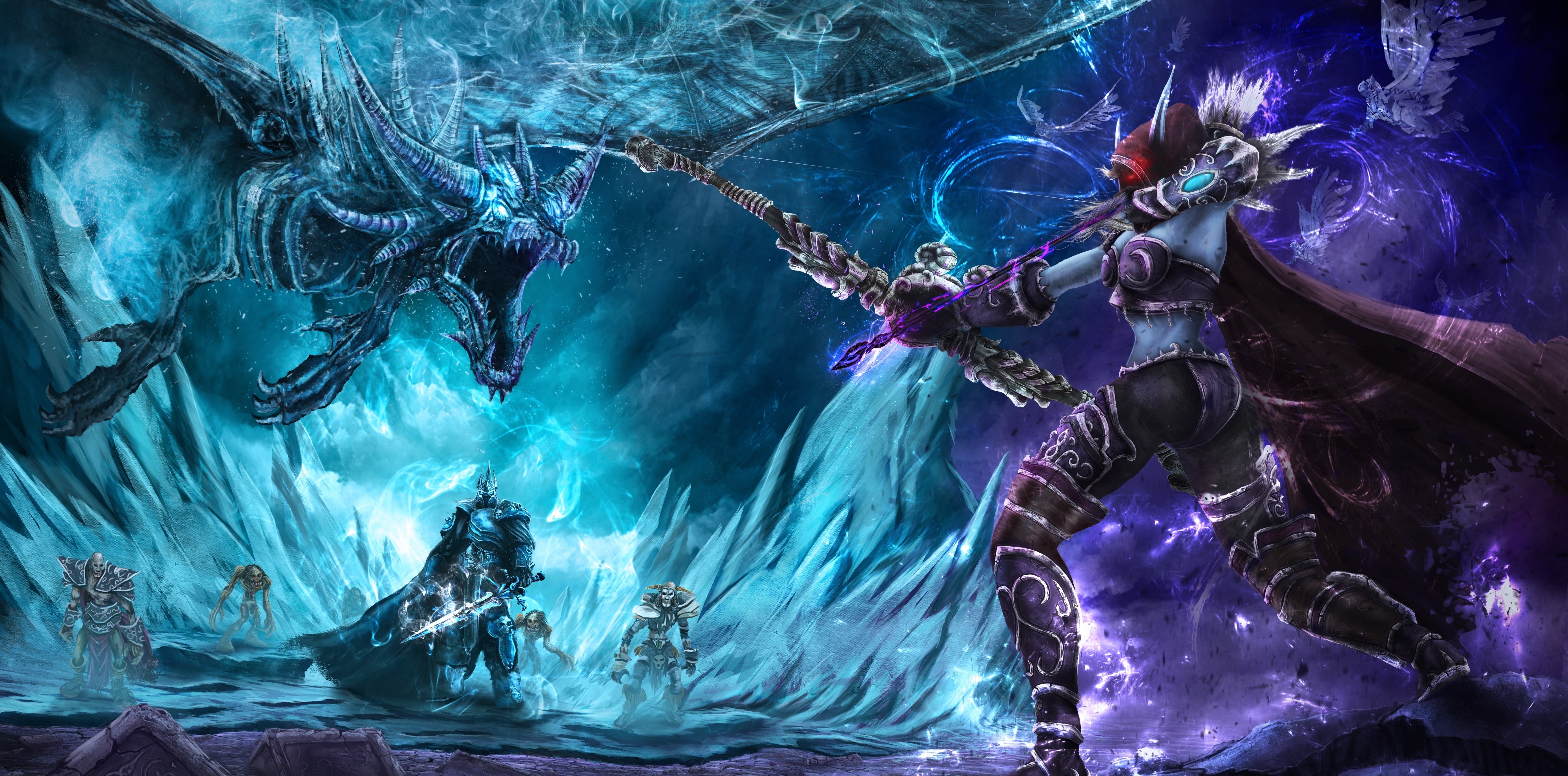 sylvanas wallpaper hd,action adventure game,cg artwork,fictional character,adventure game,demon