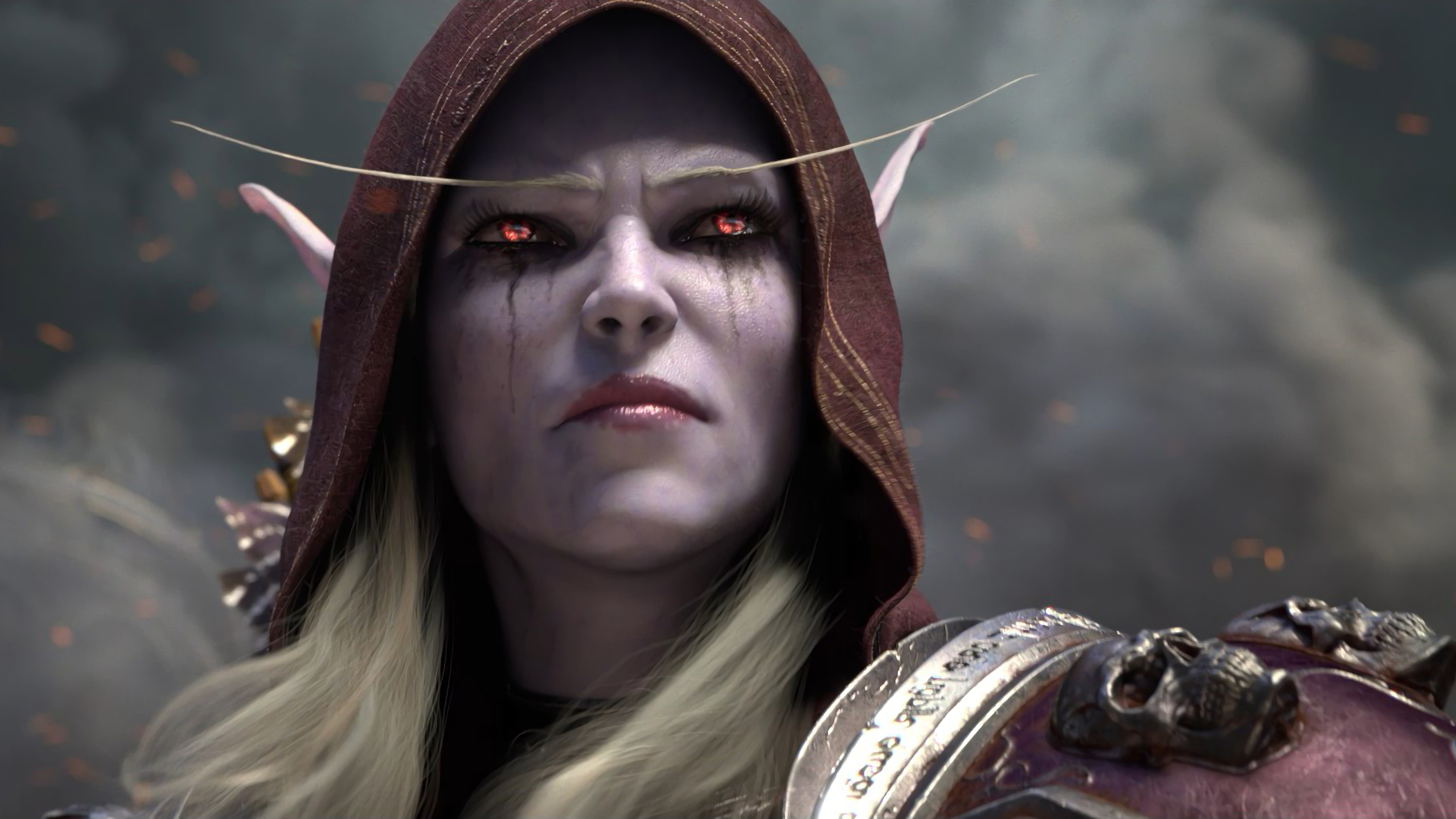 fond d'écran sylvanas hd,visage,oeuvre de cg,tête,beauté,œil