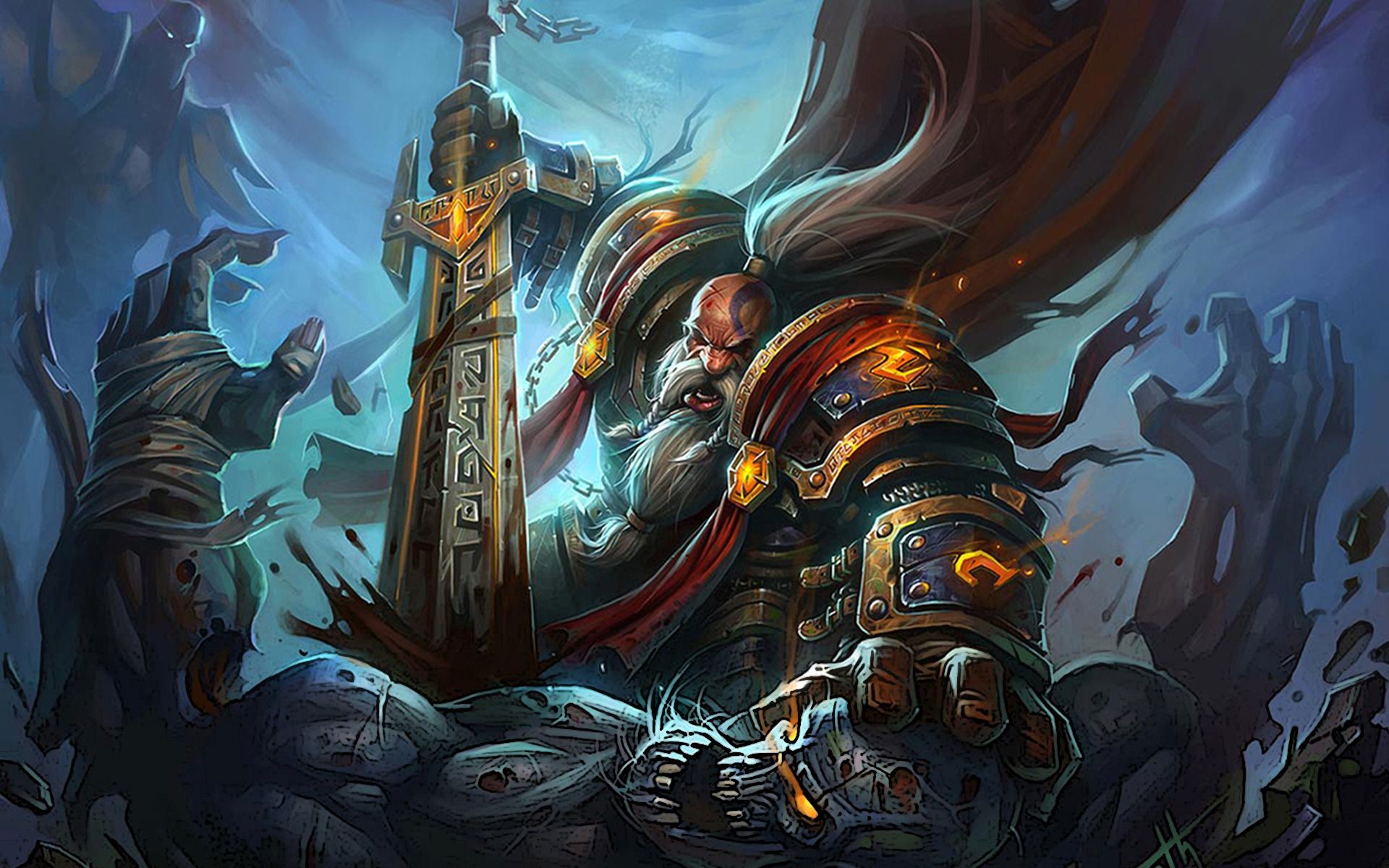 wow warrior wallpaper,gioco di avventura e azione,cg artwork,mitologia,illustrazione,arte