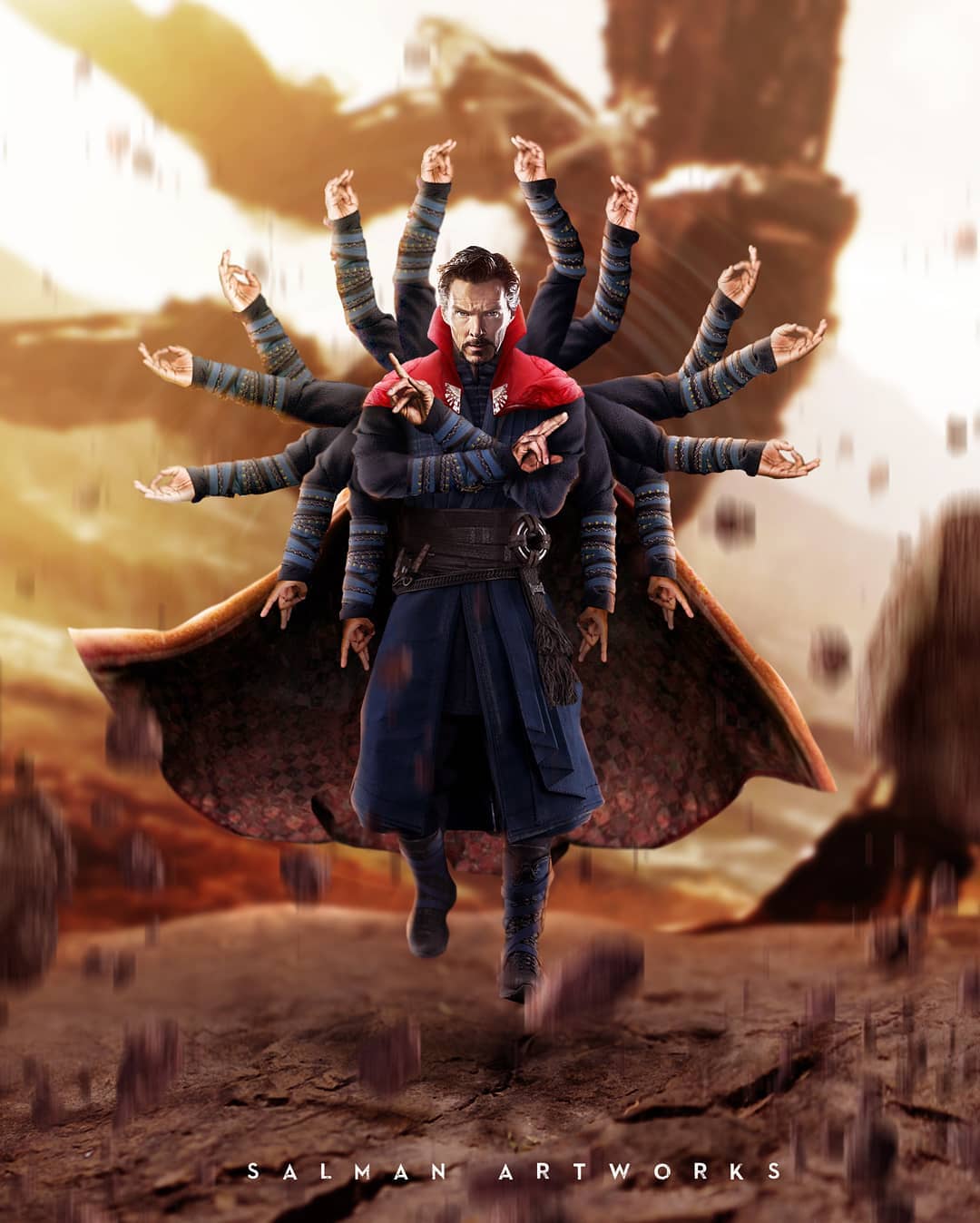 doctor strange live wallpaper,action adventure game,demon,cg artwork,adventure game,warlord