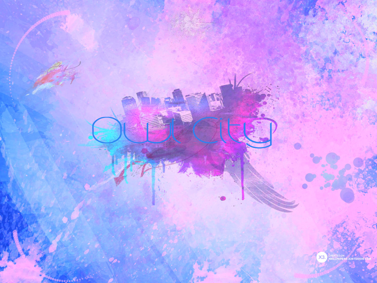 owl city wallpaper,violet,purple,graphic design,pink,illustration
