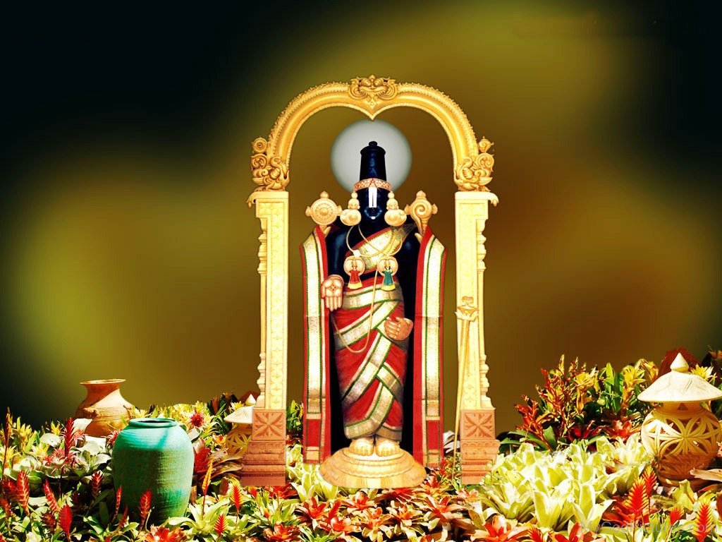 3d wallpapers of lord venkateswara,shrine,architecture,ceremony,event,tradition