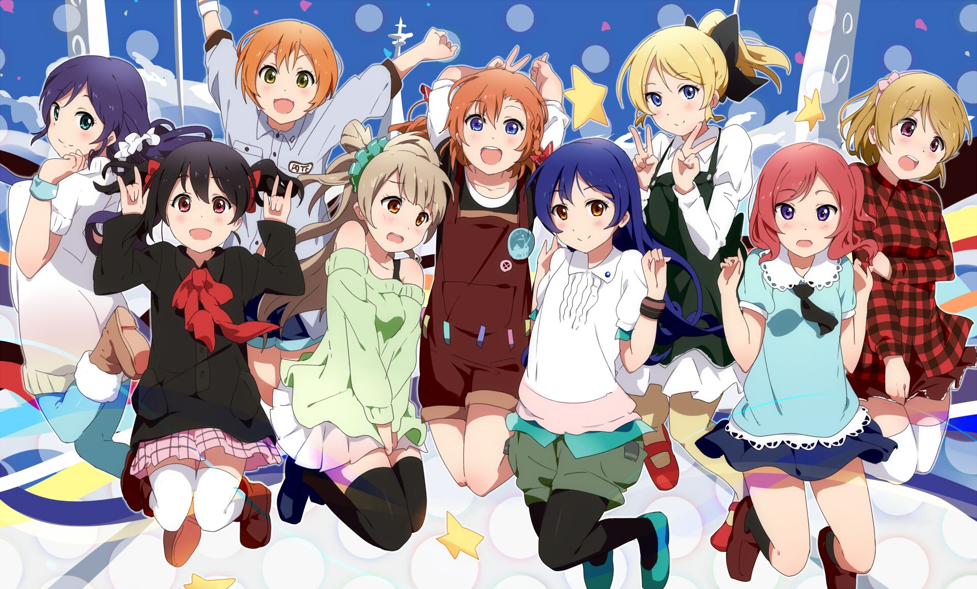 school friends wallpaper,cartoon,anime,artwork,happy,fictional character