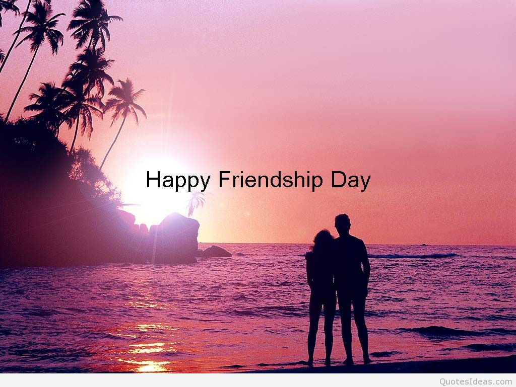 happy friendship wallpaper,sky,horizon,love,sunset,ocean