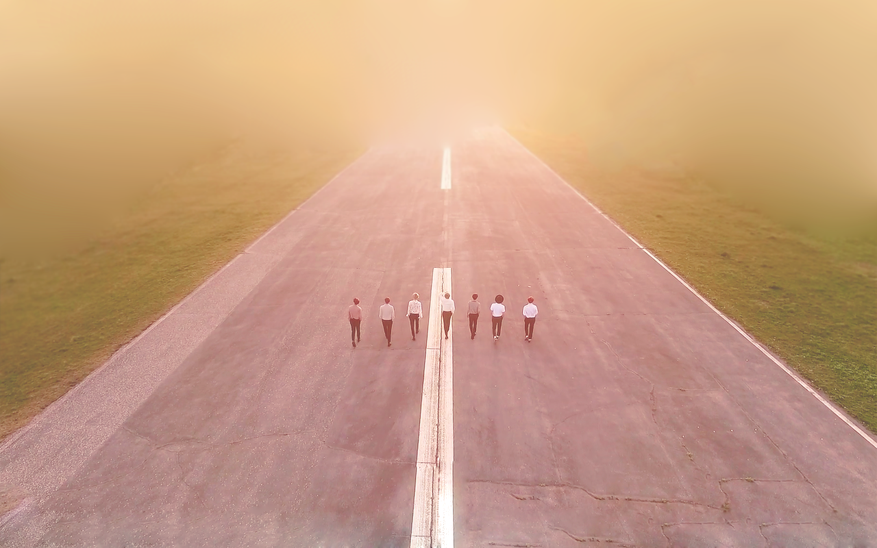 forever wallpaper,aerial photography,atmospheric phenomenon,runway,sky,line