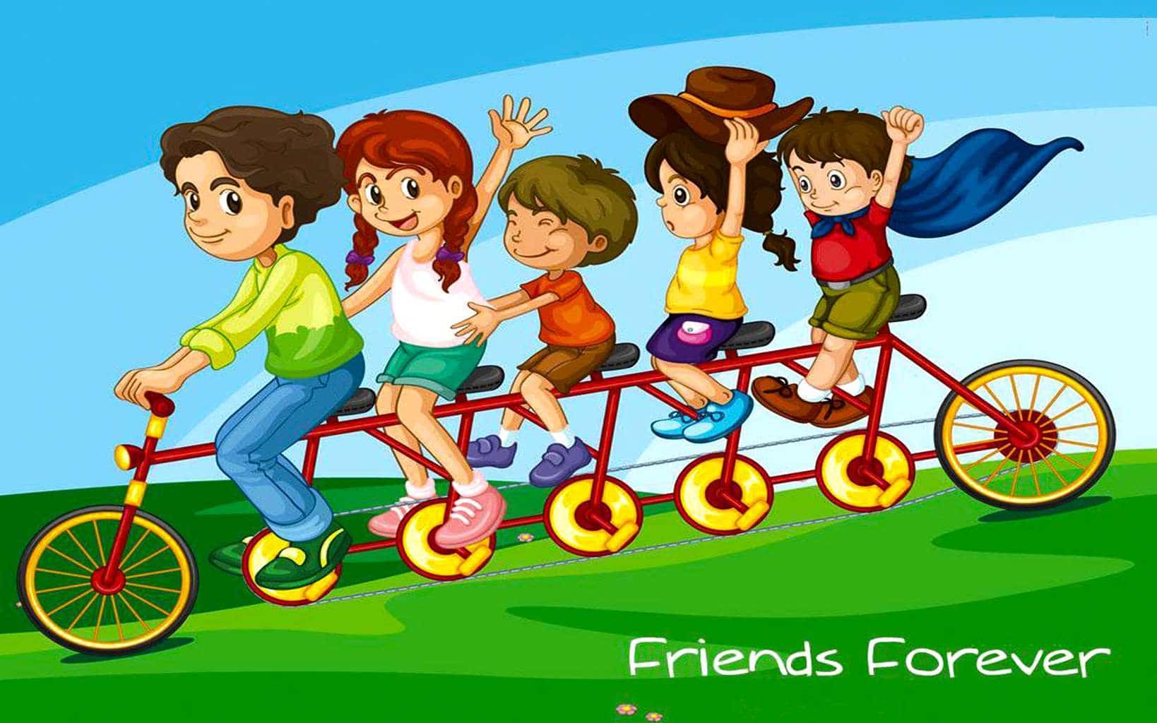 boy and girl friendship wallpapers,cartoon,animated cartoon,vehicle,mode of transport,play