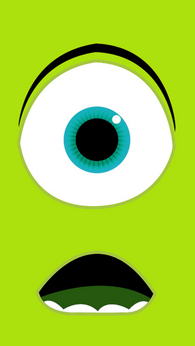 fond d'écran mike wazowski,vert,œil,cercle,iris,clipart