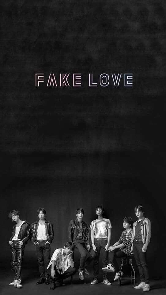 fake love wallpaper,album cover,text,font,album,sleeve