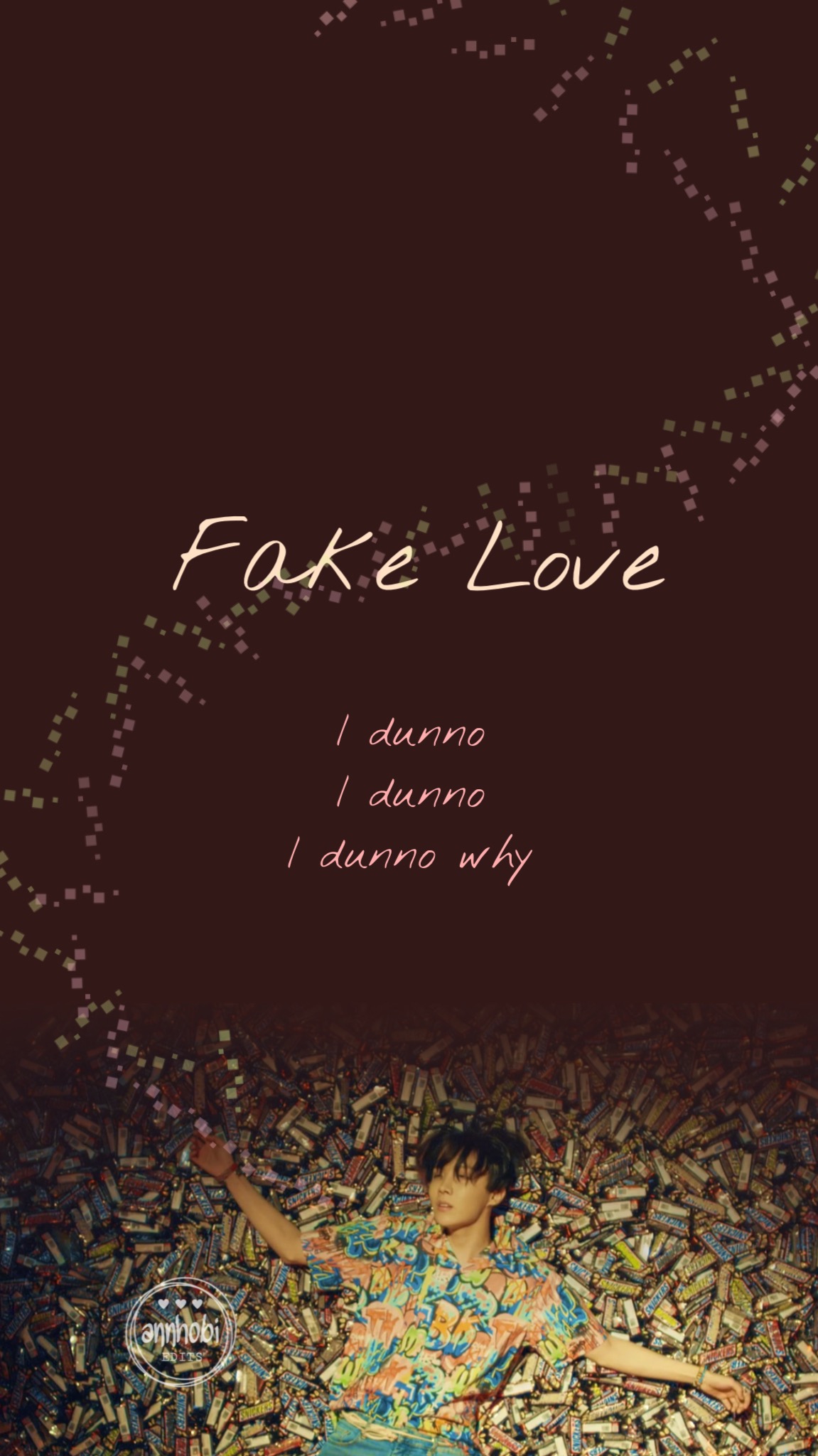fake love wallpaper,text,font,illustration,calligraphy,book cover