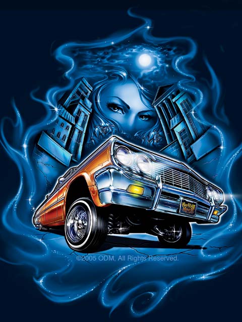 lowrider arte wallpaper,motor vehicle,vehicle,car,illustration,art