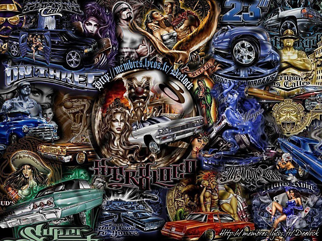 lowrider arte wallpaper,games,art,photography,fictional character,metal