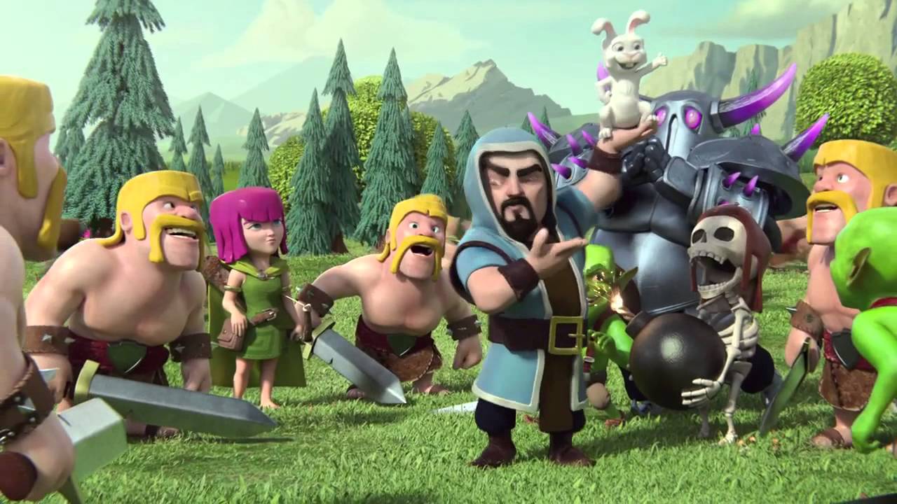 clash of clans assistent wallpaper,animierter cartoon,computerspiel,animation,held,action figur