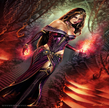 liliana wallpaper,cg artwork,fictional character,illustration,long hair,graphics