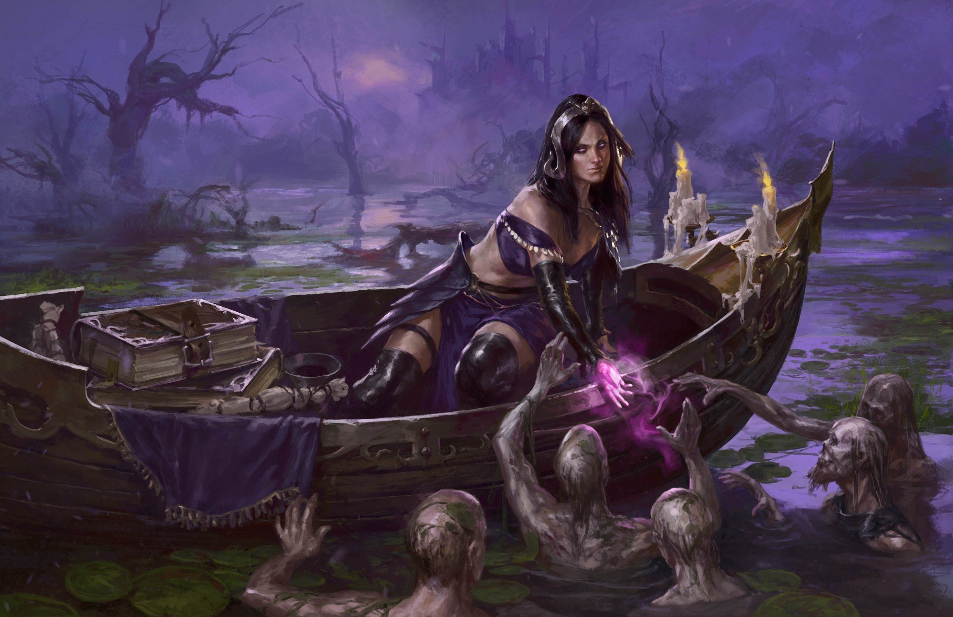 liliana wallpaper,cg artwork,action adventure game,adventure game,strategy video game,mythology