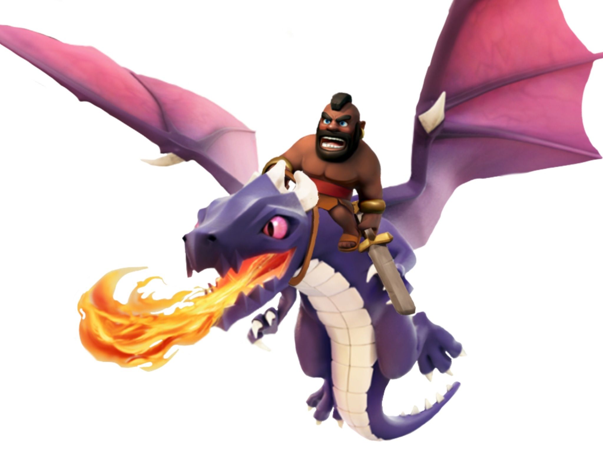 hog rider wallpaper,dragon,fictional character,action figure,cg artwork,mythical creature