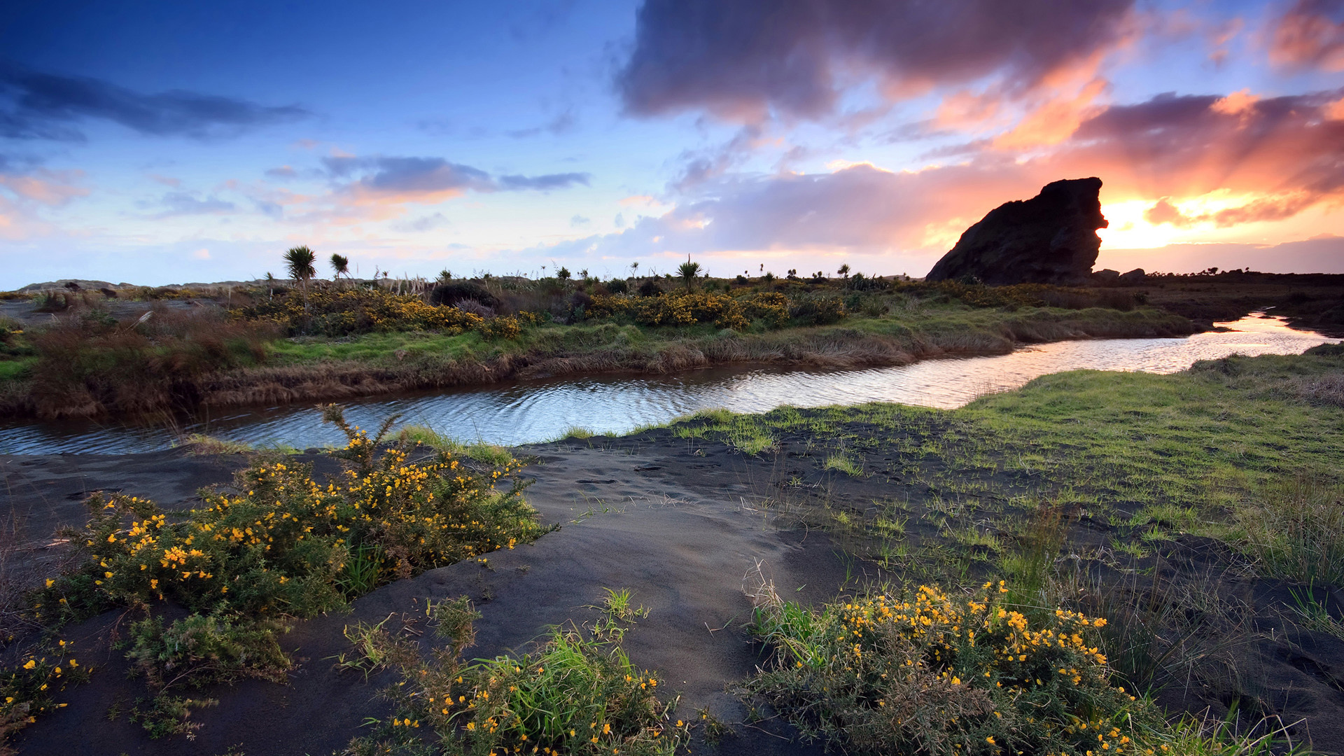 pc wallpaper 1920x1080,natürliche landschaft,natur,gewässer,himmel,küste