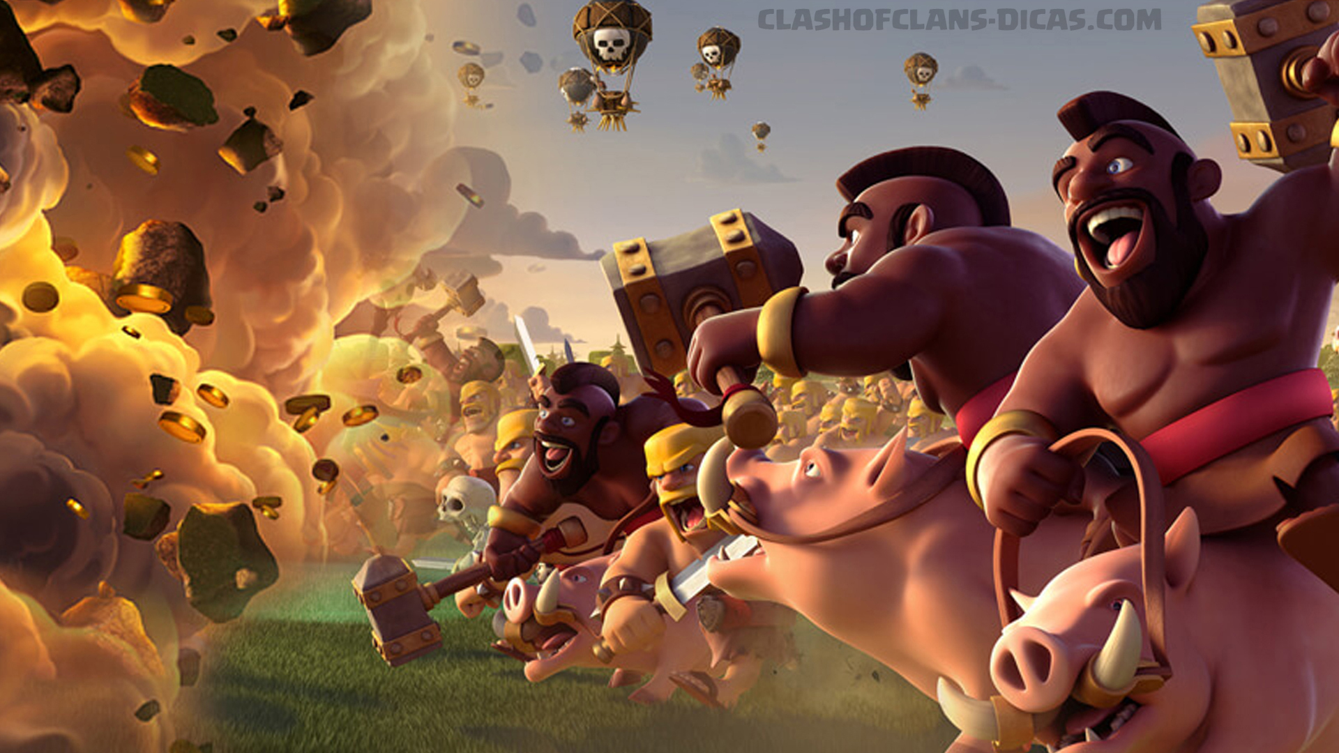 clash of clans wallpaper hd 1080p,action adventure game,strategy video game,animation,adventure game,animated cartoon