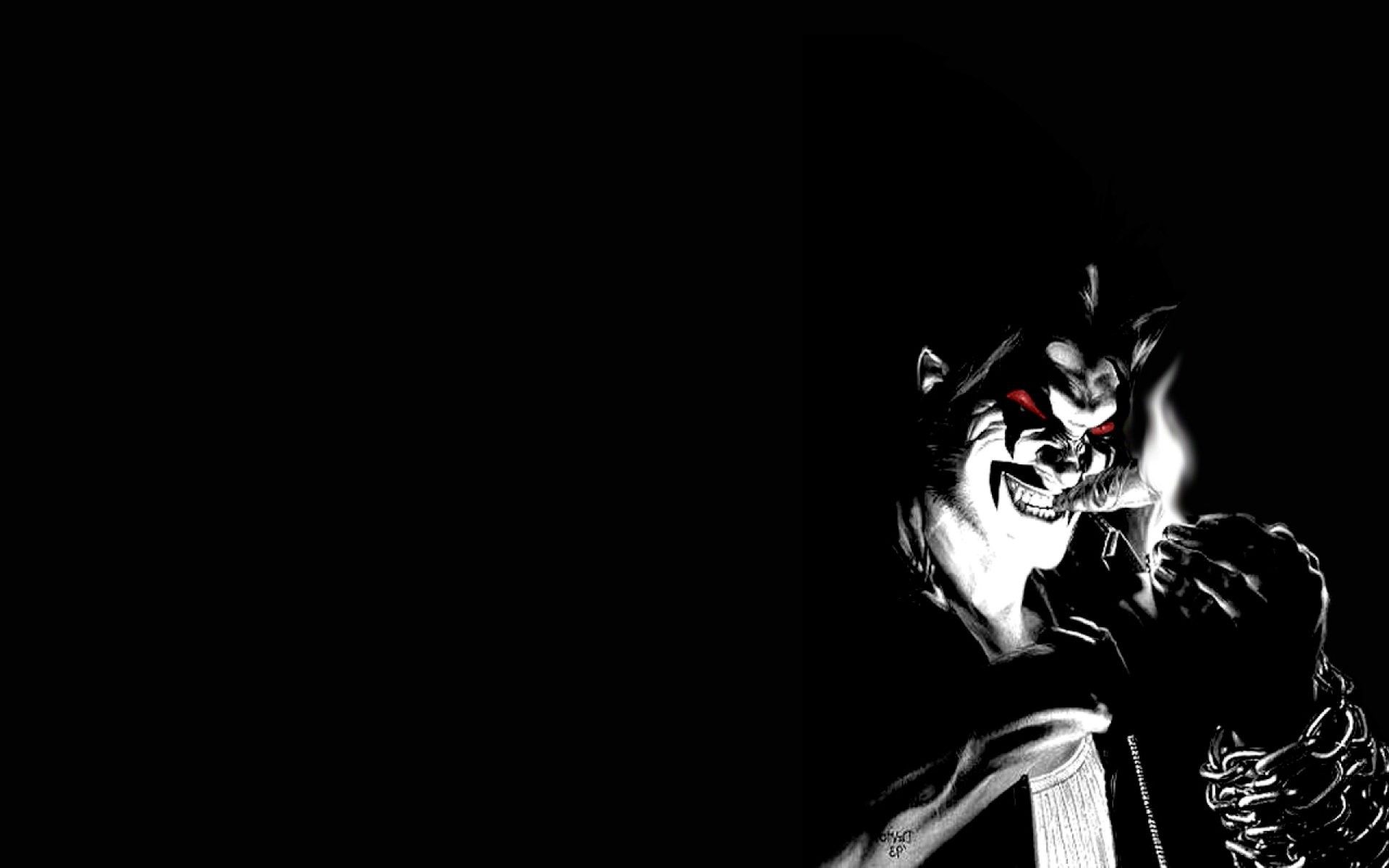 4k horror wallpaper,fictional character,supervillain,darkness,black and white,illustration