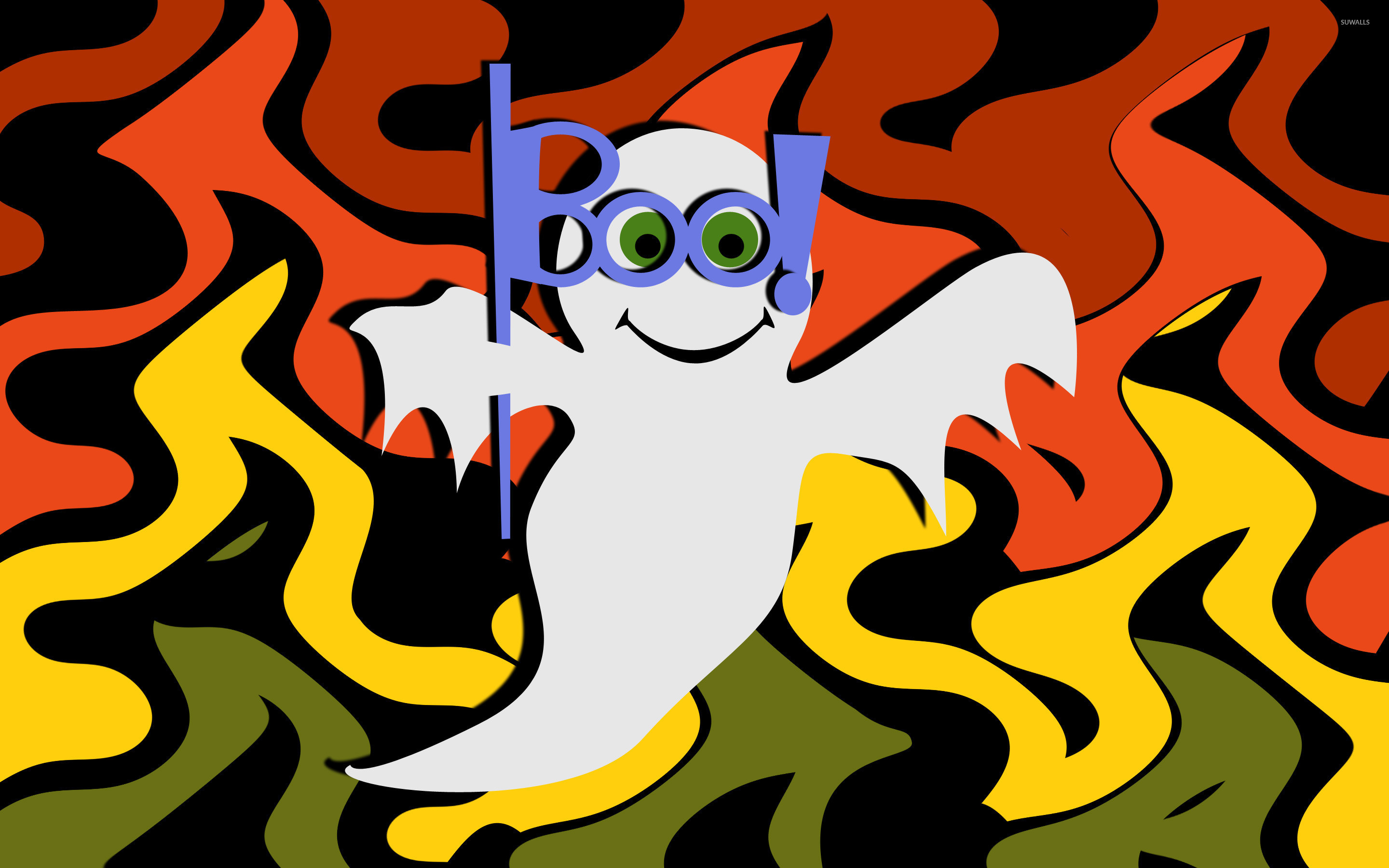 kawaii halloween wallpaper,cartone animato,arti visive,illustrazione,arte,design