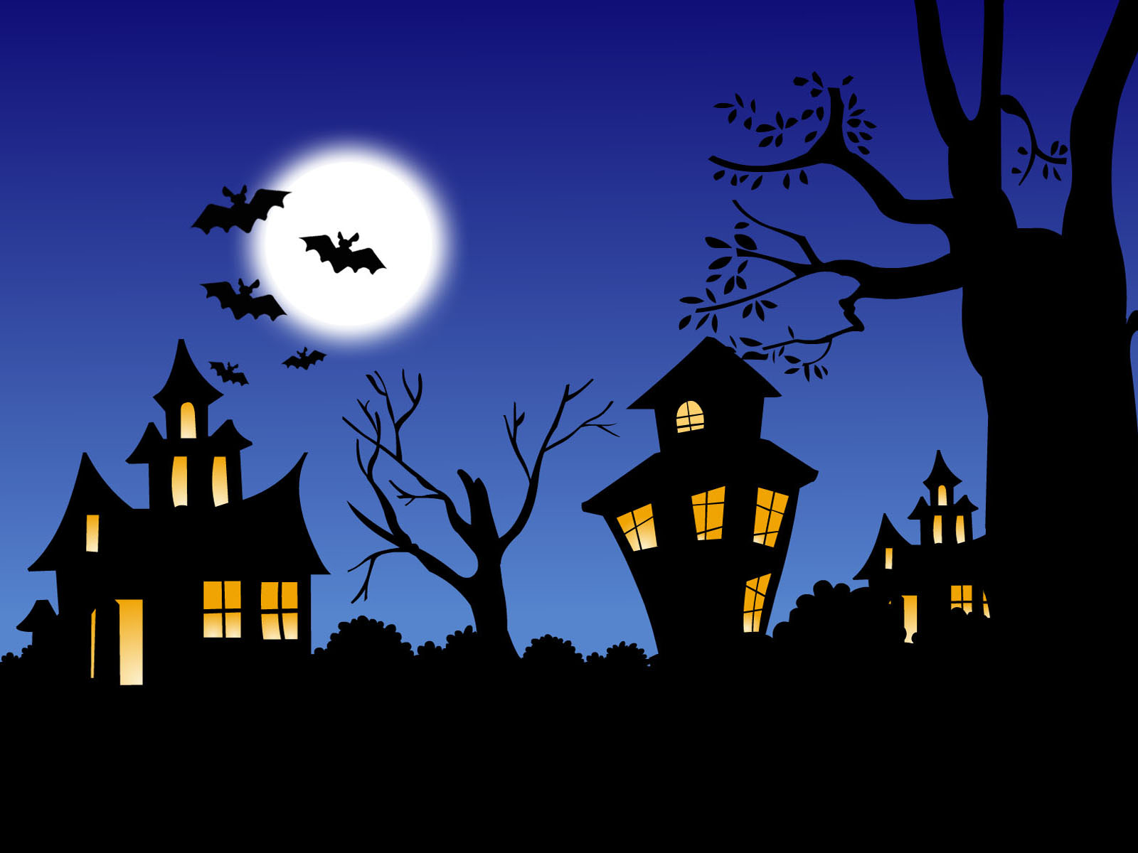 fondos de escritorio de halloween gratis,cielo,árbol,silueta,arquitectura,noche