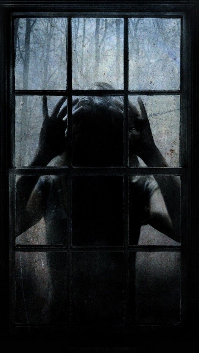 scary iphone wallpaper,black,darkness,window,black and white,room