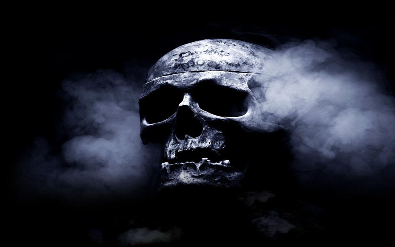 teschio fumante live wallpaper,nero,buio,cranio,testa,occhiali