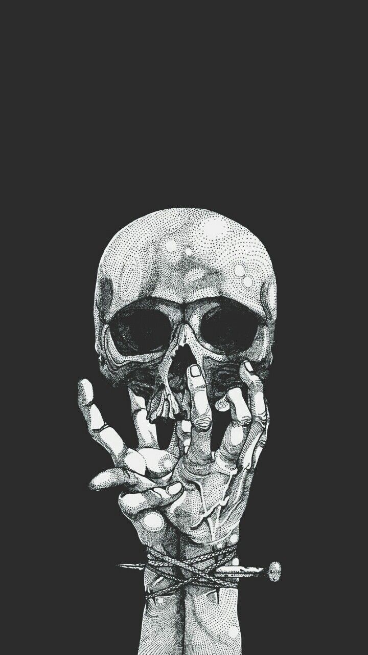 スケルトンiphoneの壁紙,頭,骨,図,喫煙,頭蓋骨