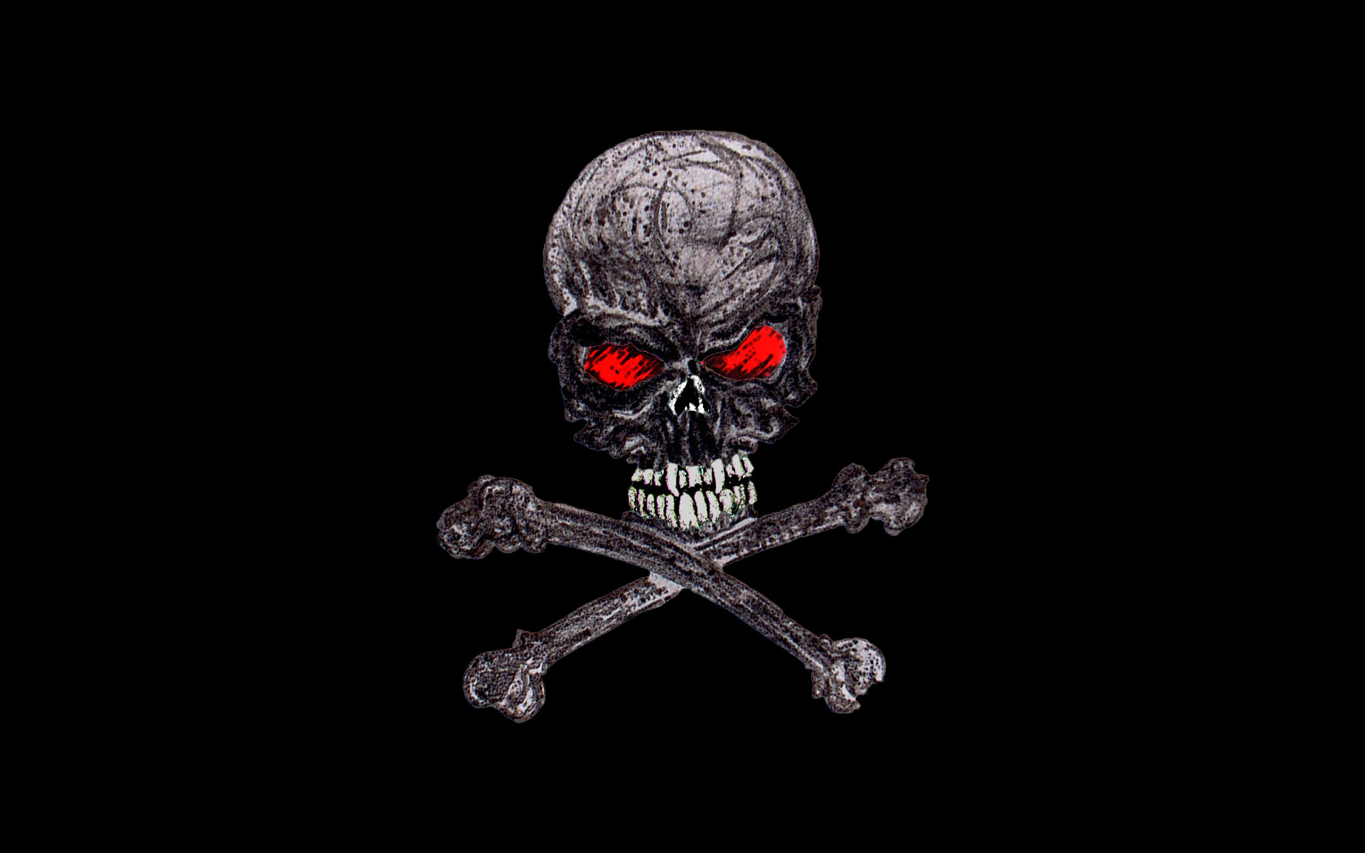 skull wallpaper 1920x1080,skull,bone,fictional character,darkness,animation