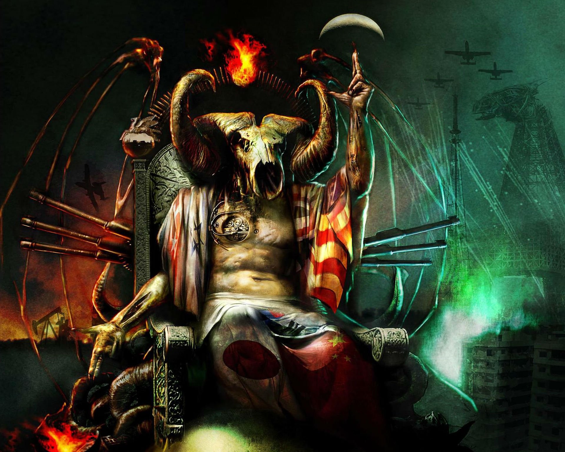 horror skull wallpapers,action adventure game,demon,cg artwork,illustration,pc game