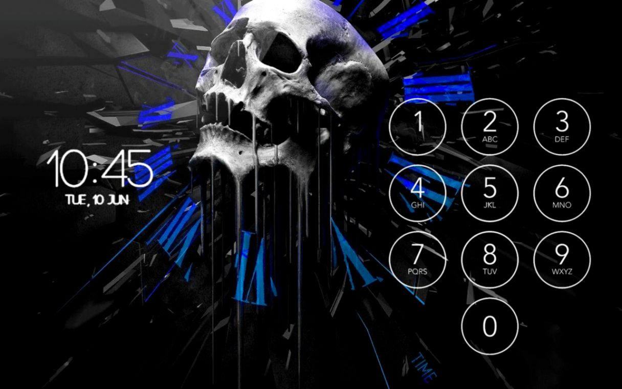 blue flaming skull wallpaper,graphic design,electric blue,font,design,organism