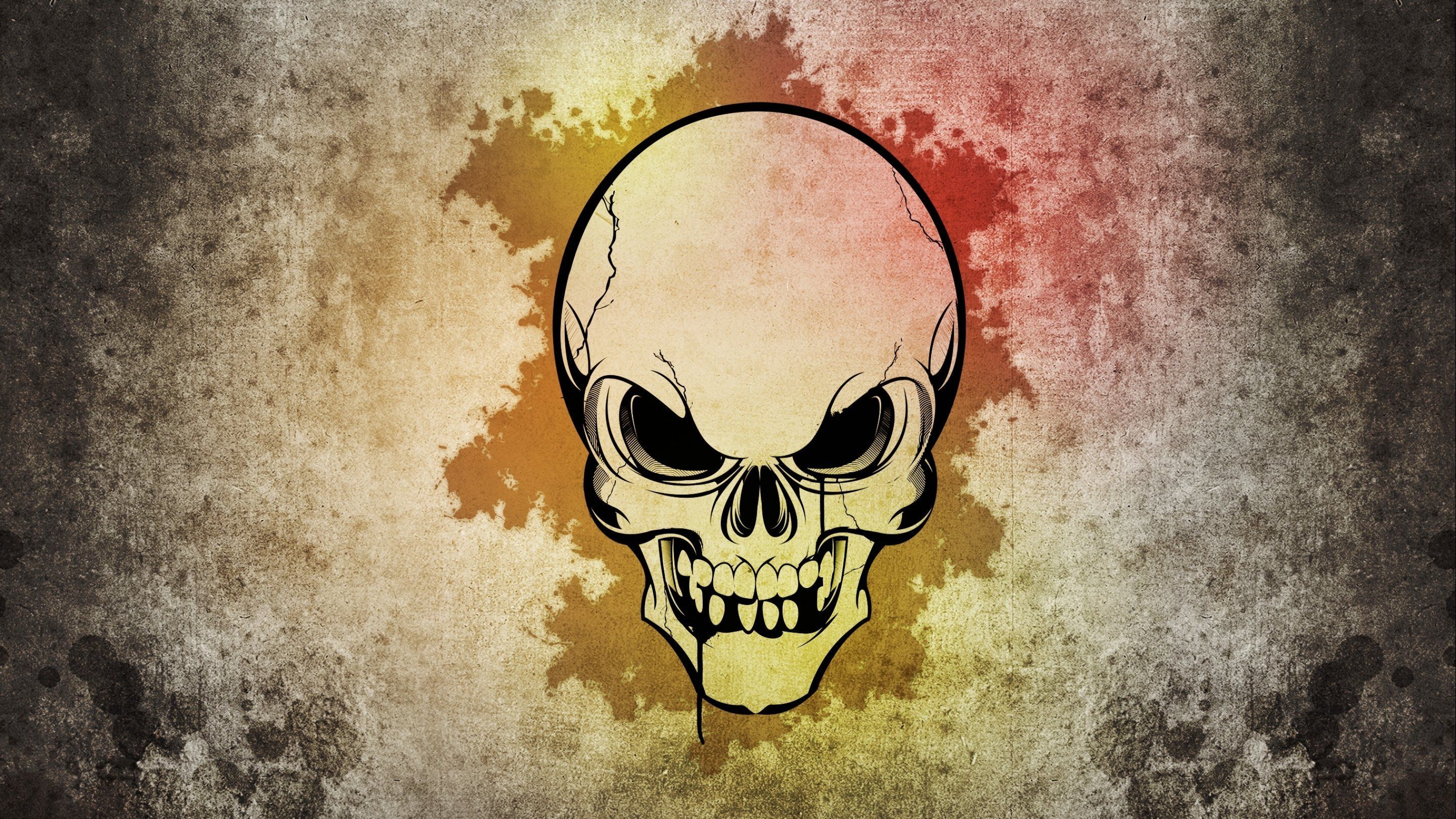 skull wallpaper full hd,skull,bone,yellow,illustration,art