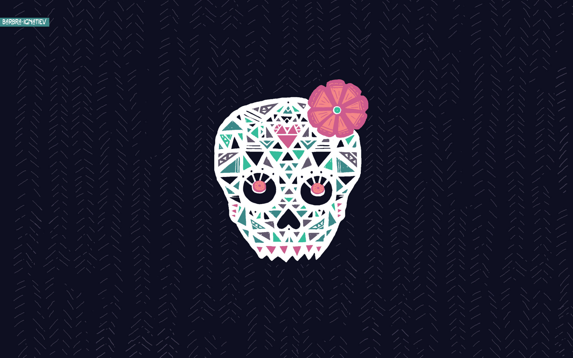 sugar skull iphone wallpaper,skull,text,pink,font,illustration