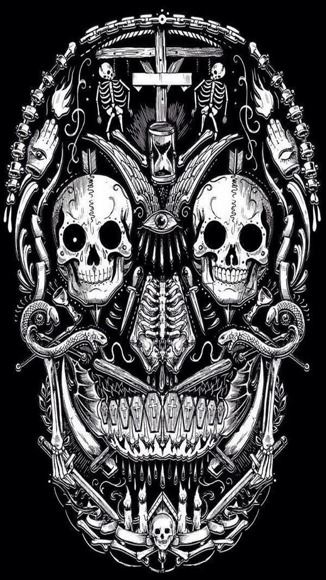 sugar skull iphone wallpaper,bone,skull,illustration,skeleton,t shirt