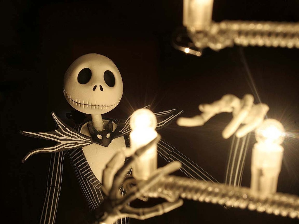 jack the skeleton wallpaper,smile,toy,puppet