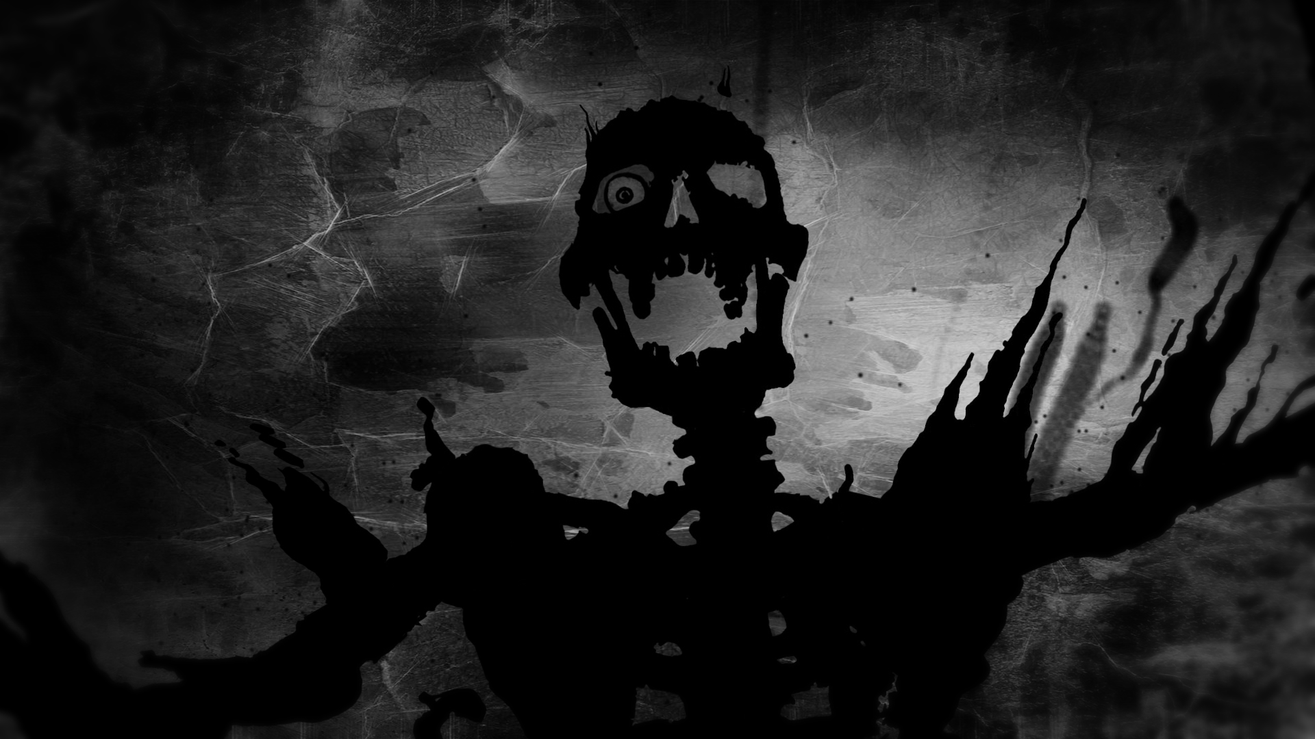 horror skeleton wallpapers,black,darkness,fiction,human,monochrome