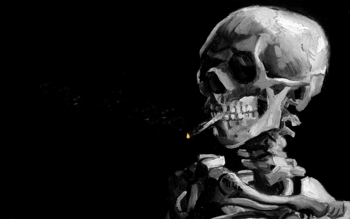 喫煙の頭蓋骨の壁紙,頭蓋骨,骨,喫煙,人間,スケルトン