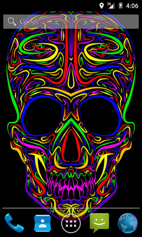 カラフルな頭蓋骨の壁紙,頭,頭蓋骨,骨,サイケデリックアート,対称