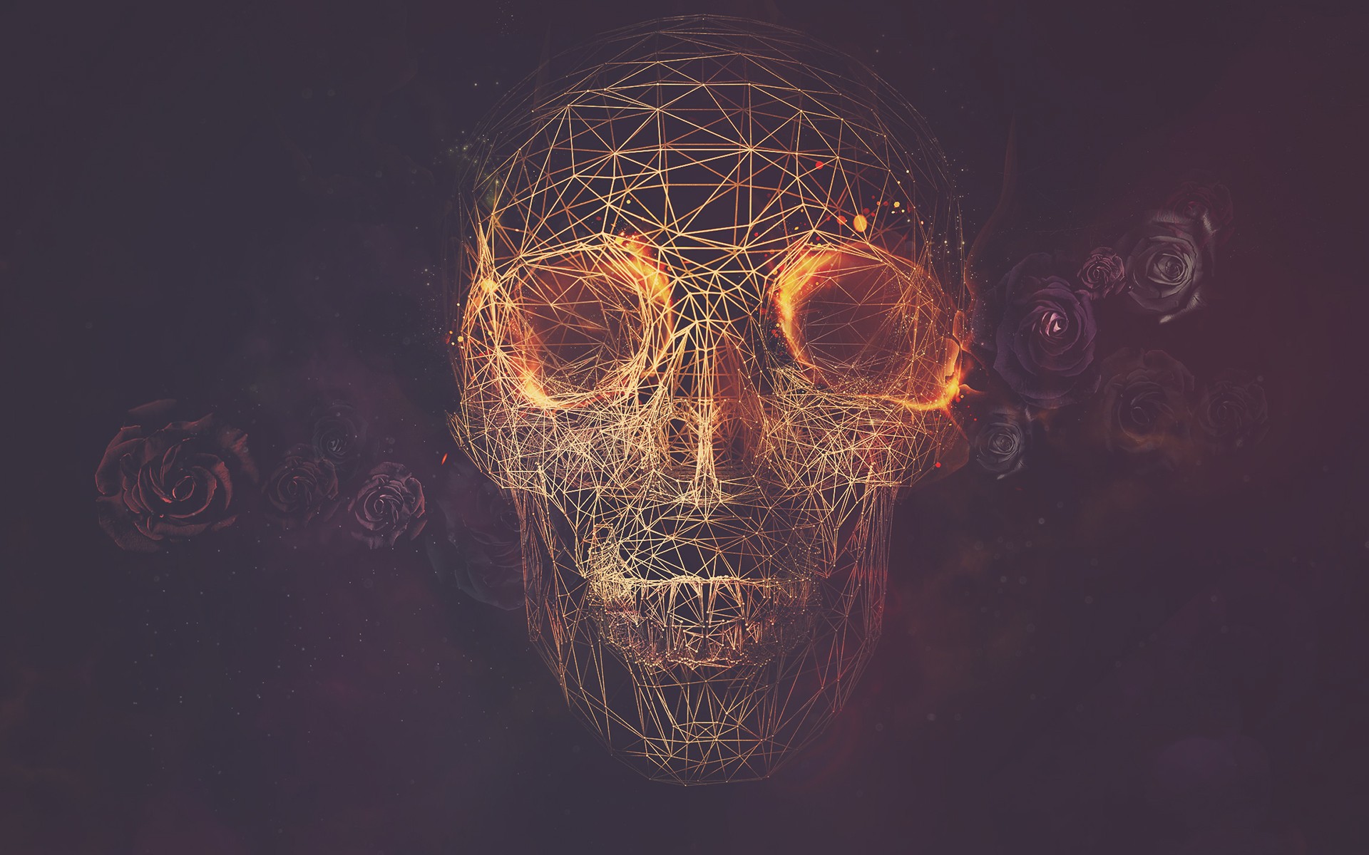 skull and flower wallpaper,skull,bone,human,illustration,art