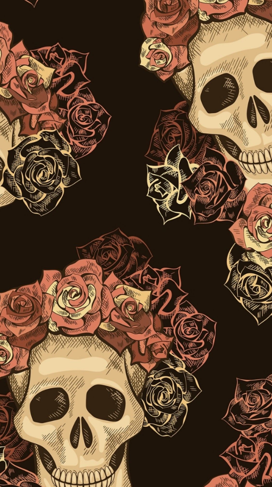 gold skull wallpaper,skull,bone,illustration,font,design