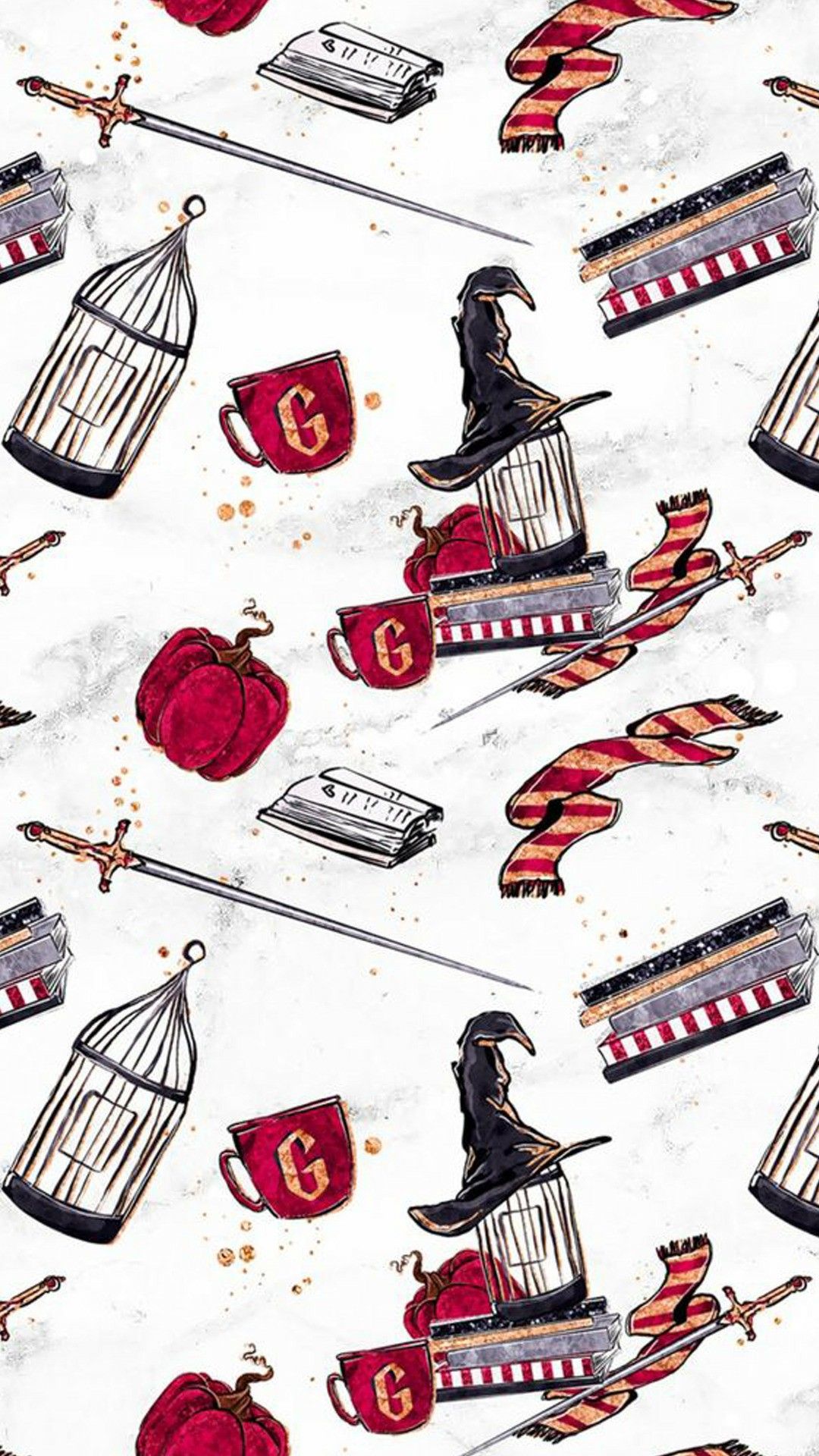 fondo de pantalla de harry potter,ilustración