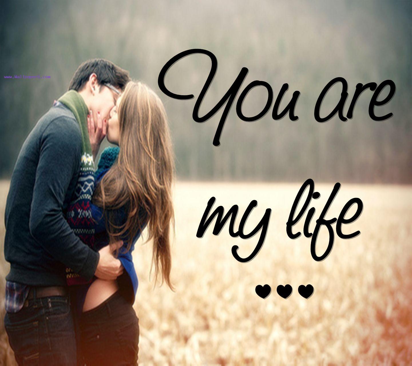 my life wallpaper,romance,love,text,font,friendship