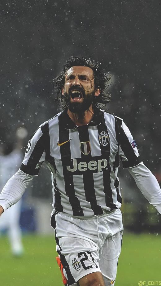 pirlo wallpaper,football player,player,facial hair,team sport,sports equipment