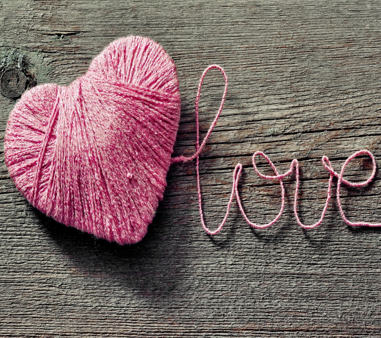 love life wallpaper,pink,heart,woolen,wool,thread