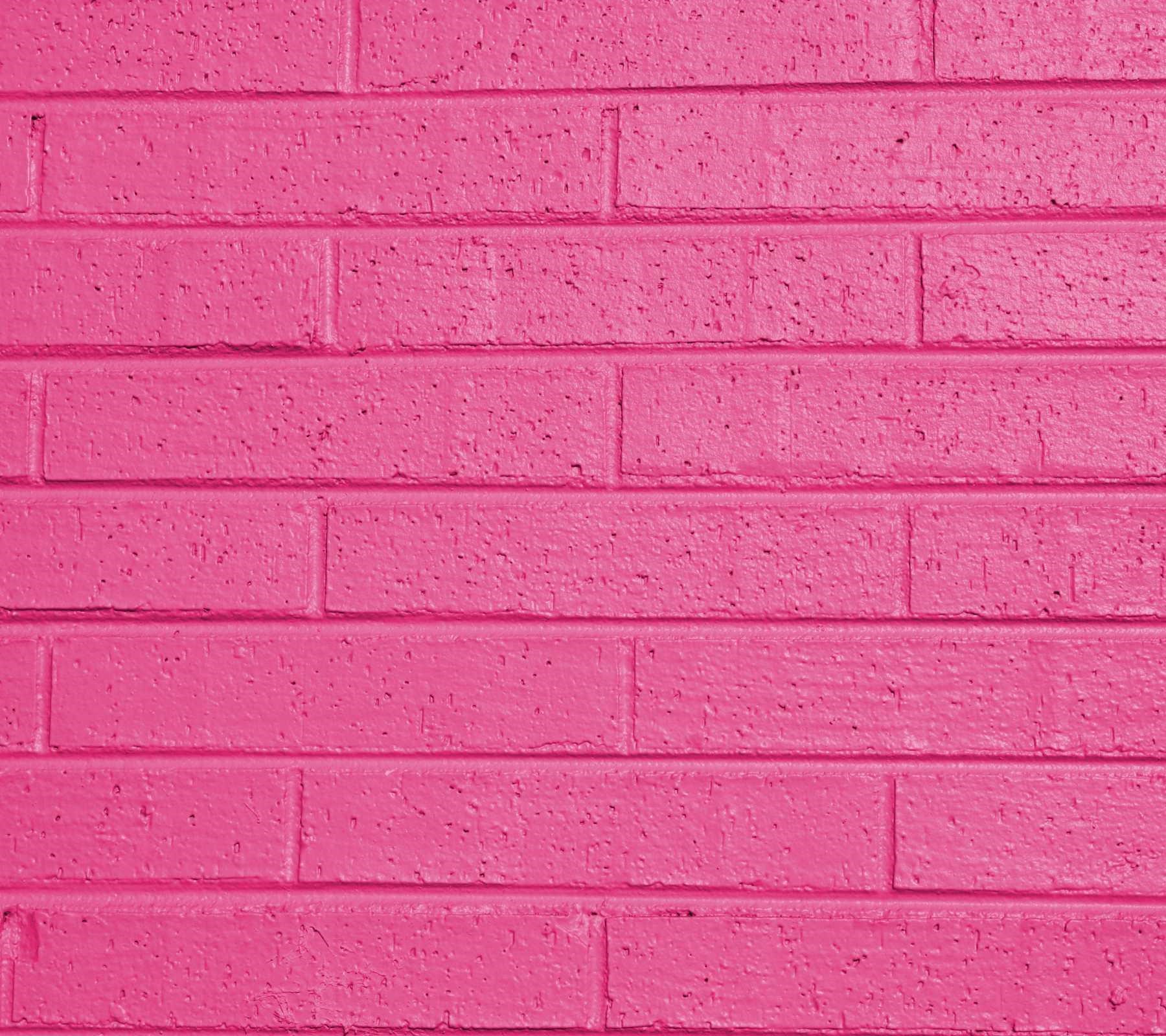 壁のピンクのバラの壁紙,ピンク,れんが,赤,れんが,壁