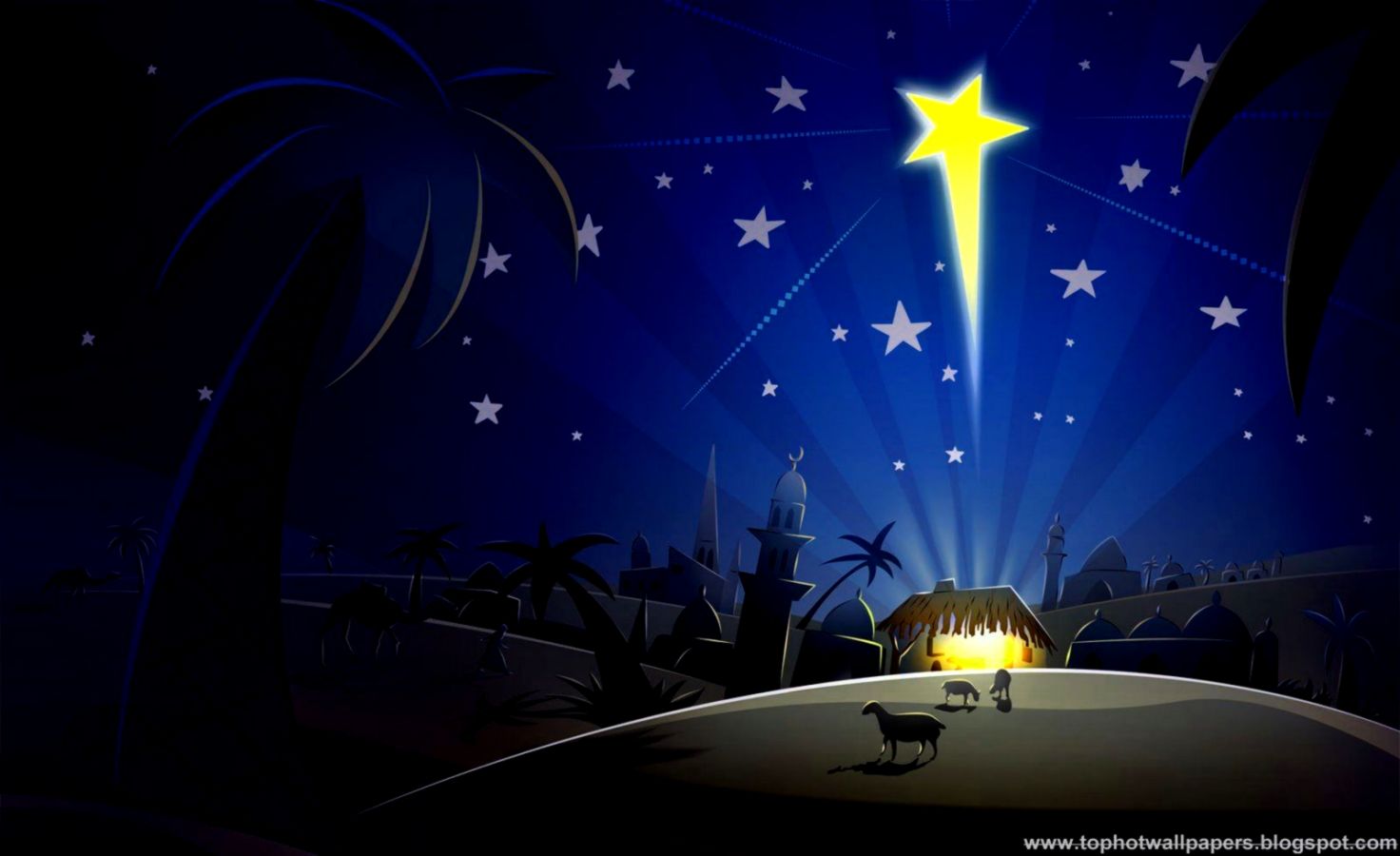 christian christmas wallpaper,sky,light,atmosphere,night,star