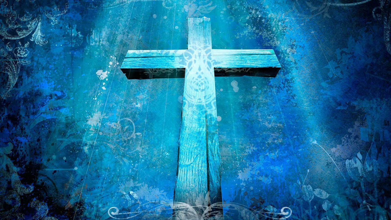 クリスチャンライブ壁紙,青い,クロス,宗教品,シンボル,エレクトリックブルー